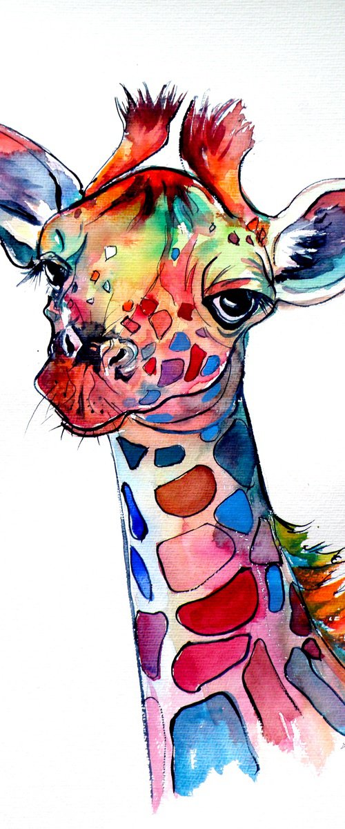 Cute giraffe by Kovács Anna Brigitta