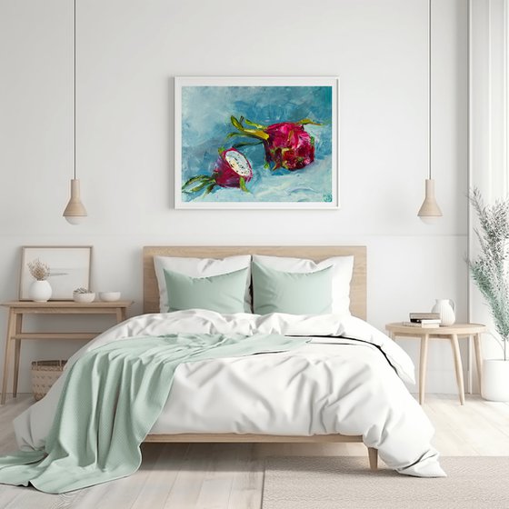 Dragon Fruit Still Life Art