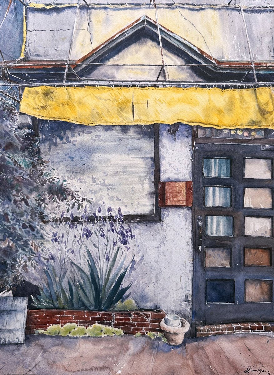 Impressionistic Watercolour , Contrasts By Leyla Kamliya, 12 X 16, Artwork For Sale On Artfinder