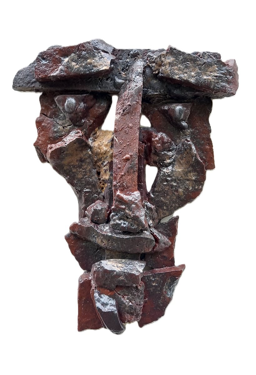 Expressive Portrait Relief By Ognyan Chitakov, 12 X 16", "Thror", Original Artwork