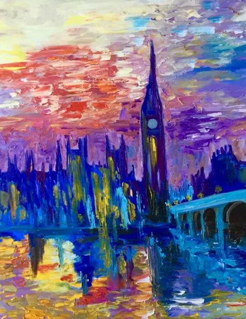 Sunrise in London. by Olga Koval