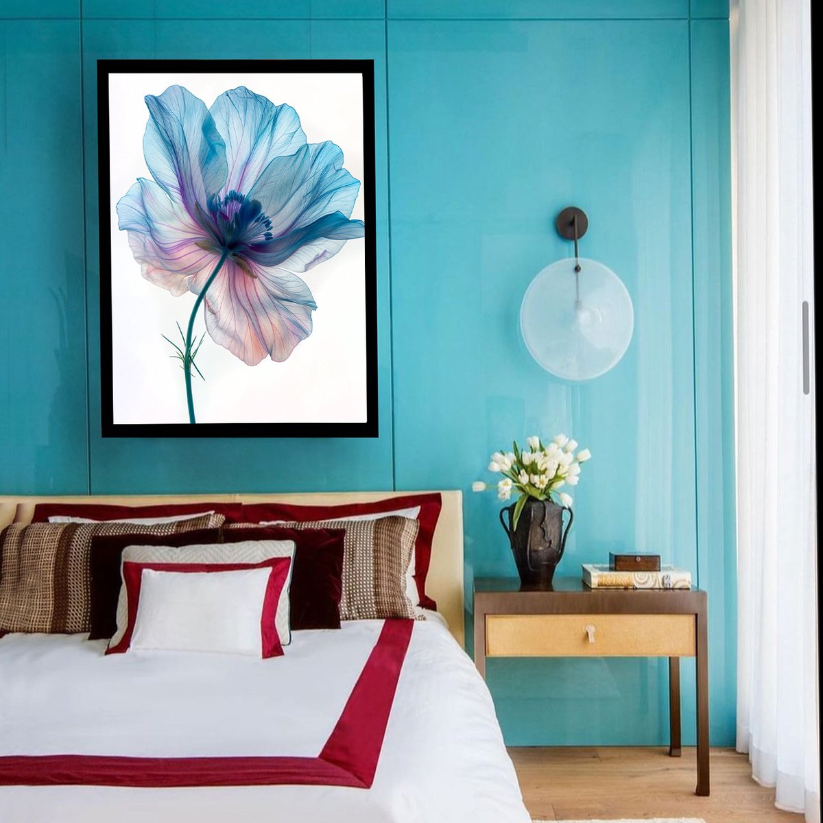 Photorealistic Botanical Photograph By Michael Filonow, 32 X 40", A Botanical 43, Original Artwork