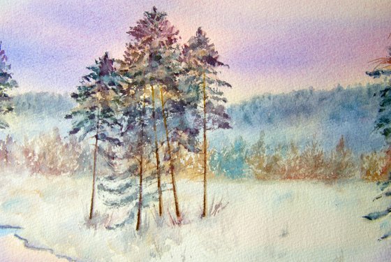 Winter lake