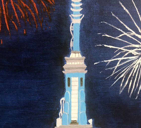 EMPIRE STATE BLDG JULY 4TH
