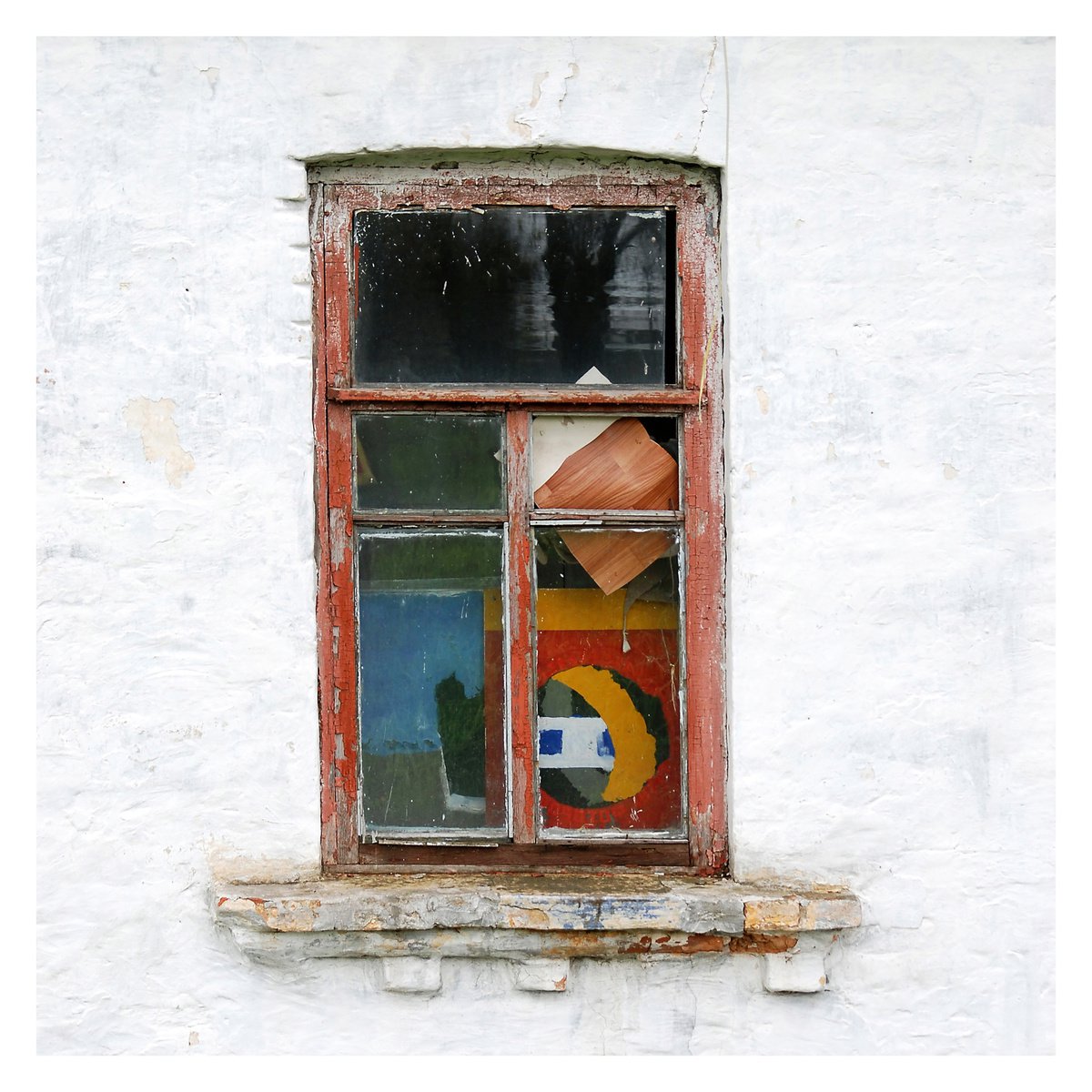 Window Abstraction | 23,6x23,6 (60x60 cm) by Kosta Morr