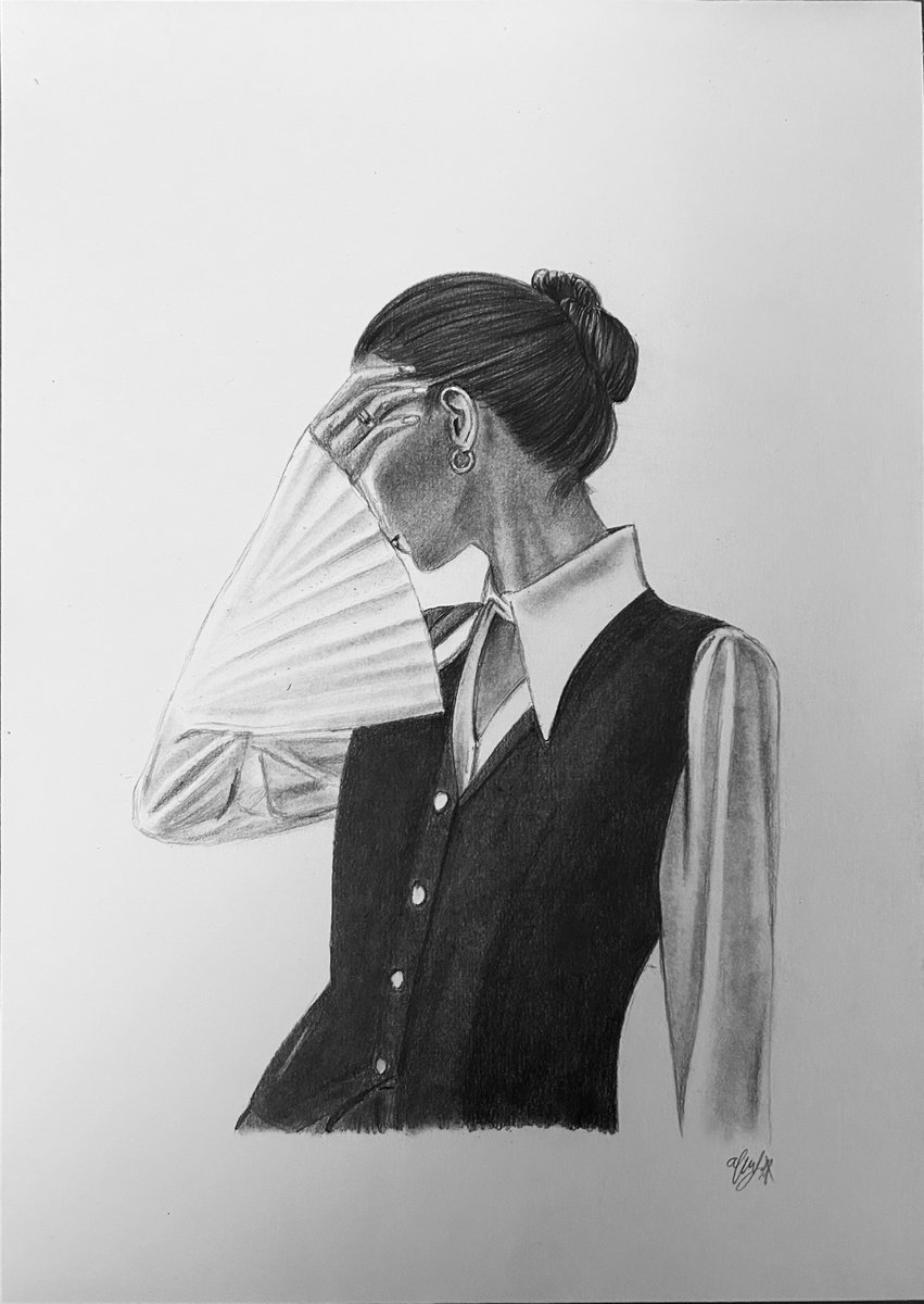 Photorealistic Portrait Pencil Drawing By Amelia Taylor, 8 X 12, Innocent, Original Artwork