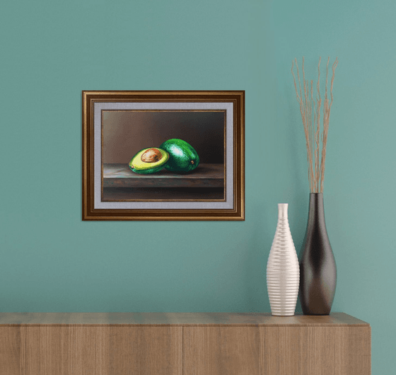 Avocado (32x40cm, oil on panel)