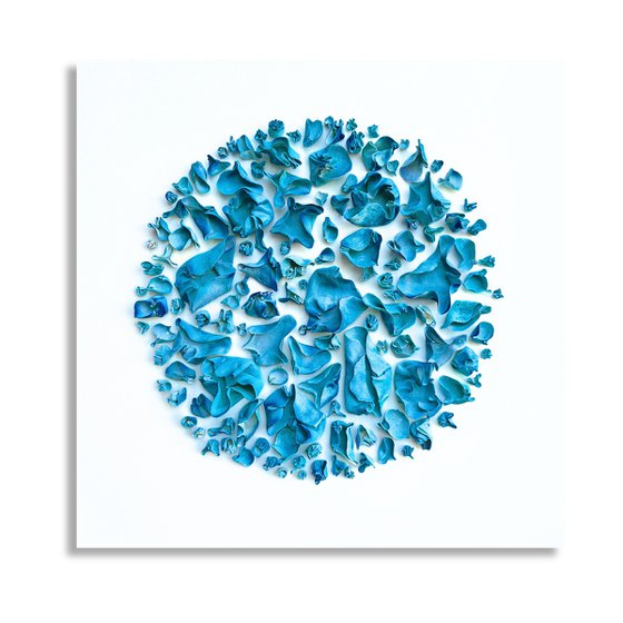 Connection, blue #28 (36"x36")