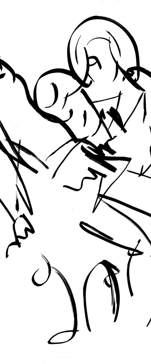 Pieta - Hommage to Michelangelo by David Jones