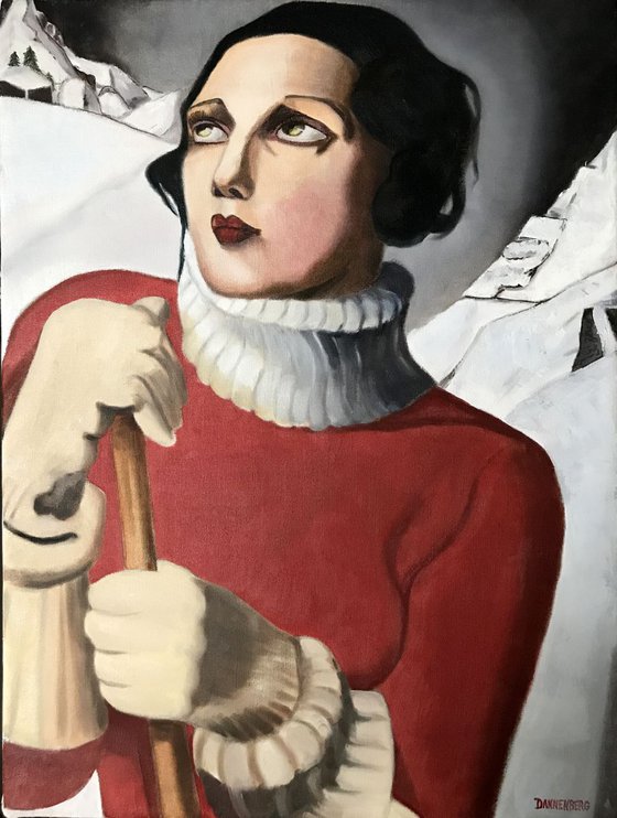THE SKIER   (AFTER LEMPICKA)