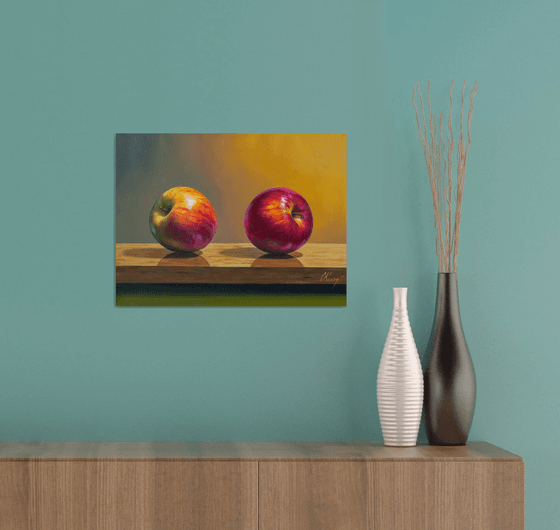 Two Apples. Still Life/17