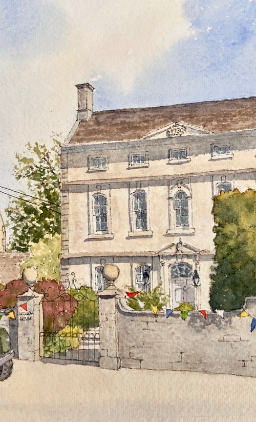 Willow House, Biddestone by JANE DENTON