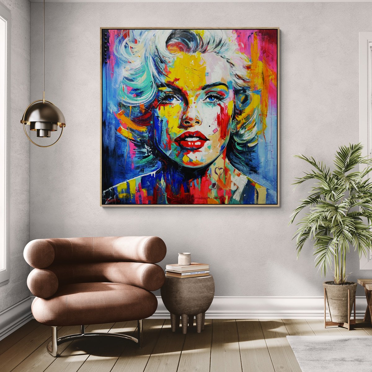 Urban And Pop Acrylic Painting , Her By Franko, 48 X 48, Artwork For Sale On Artfinder
