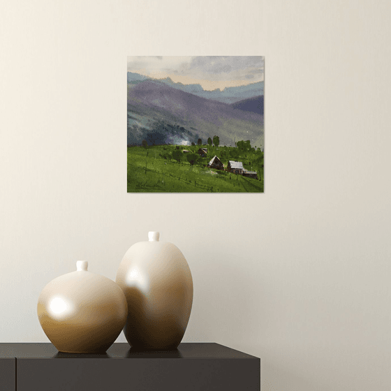 Sketch in the Carpathians
