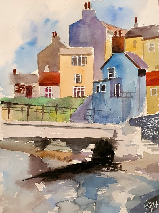 BLUE HOUSE IN STAITHES