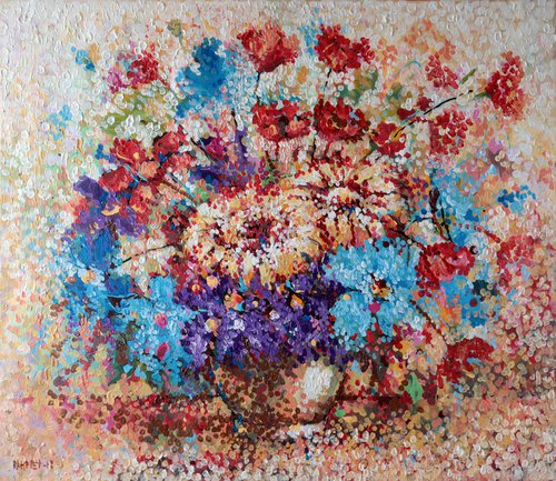 Bouquet of Flowers. by Rakhmet Redzhepov
