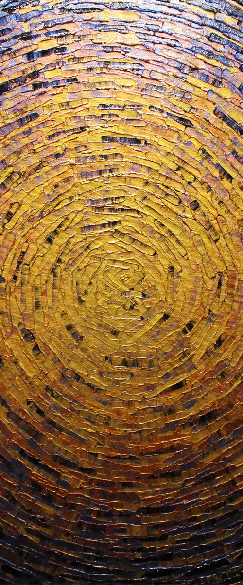 Shard of bronze gold color by Jonathan Pradillon