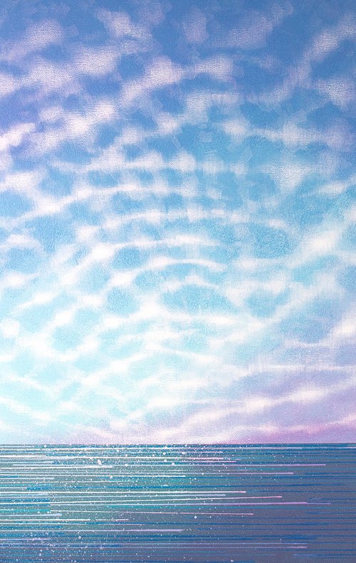 Sea Under A Mackerel Sky by Marc Todd