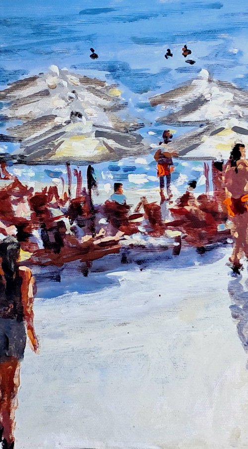 Beach bar by Dimitris Voyiazoglou