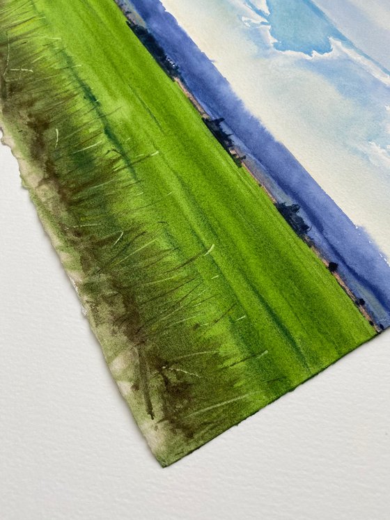 Behind the clouds