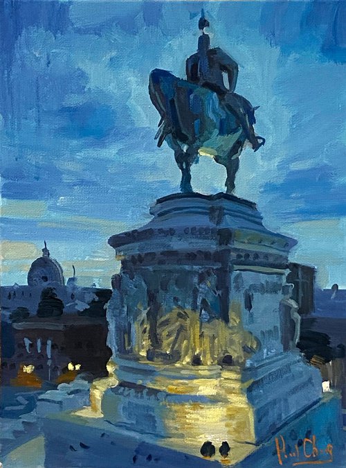Rome Night by Paul Cheng
