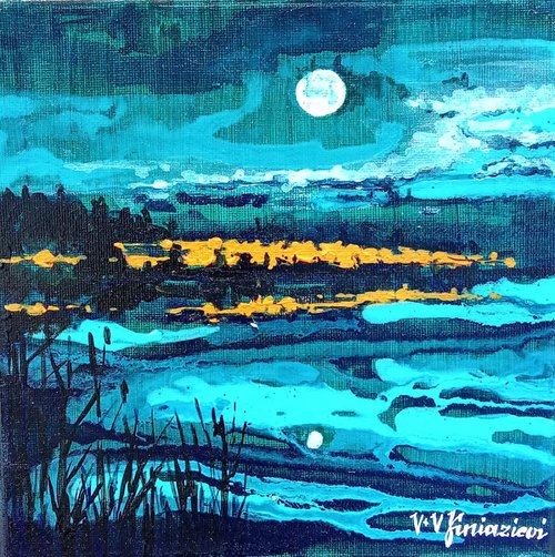 "Night on the lake" by V+V Kniazievi