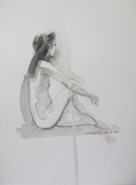 seated nude