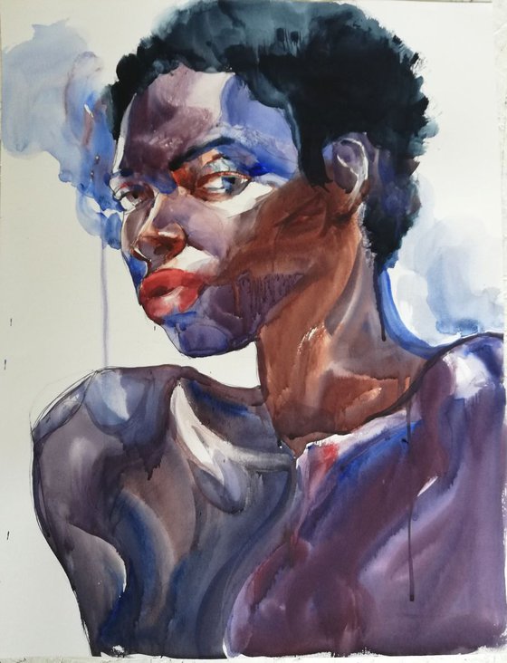Portrait, 50 x 38.3 cm