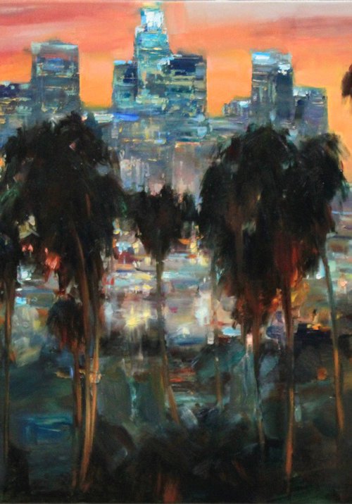 Evening Los Angeles by Sergei Chernyakovsky