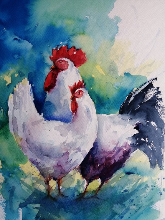 roosters and hens 9
