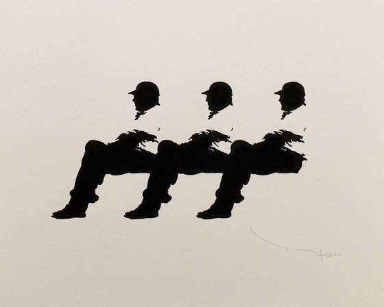 Three men on a bench 14 -  Tehos