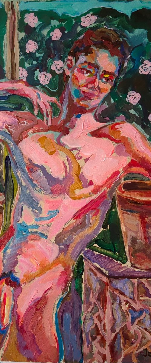 In the Shade of Rose Garden by Jelena Djokic