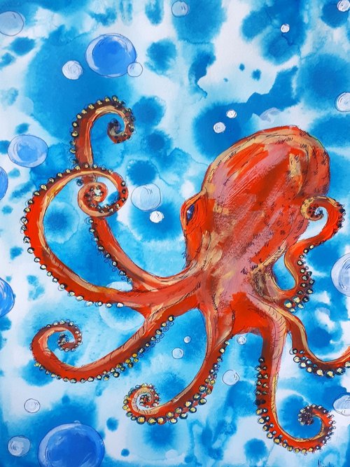 "Octopus" by Marily Valkijainen