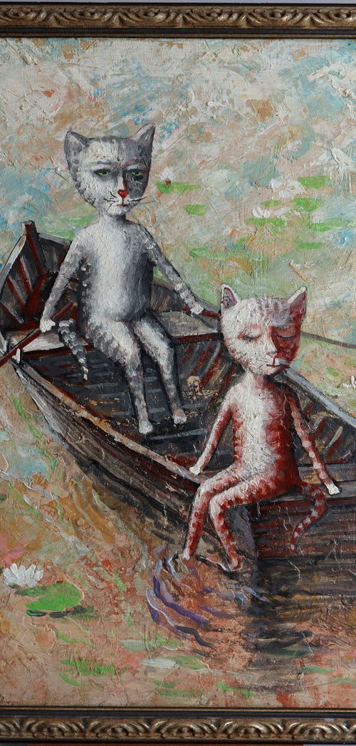 Two in a Boat by Rakhmet Redzhepov