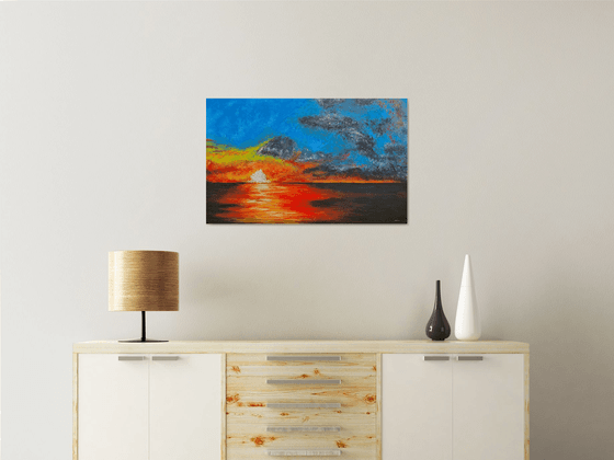 Sunset storm 1