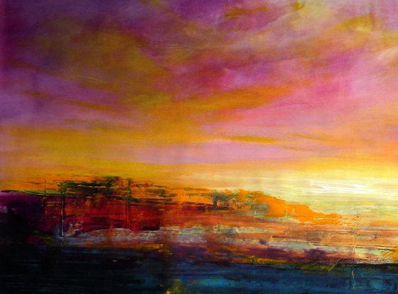 Beyond All - Extra large original abstract painting