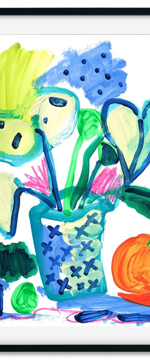 Still Life with Orange by Suzie Cumming