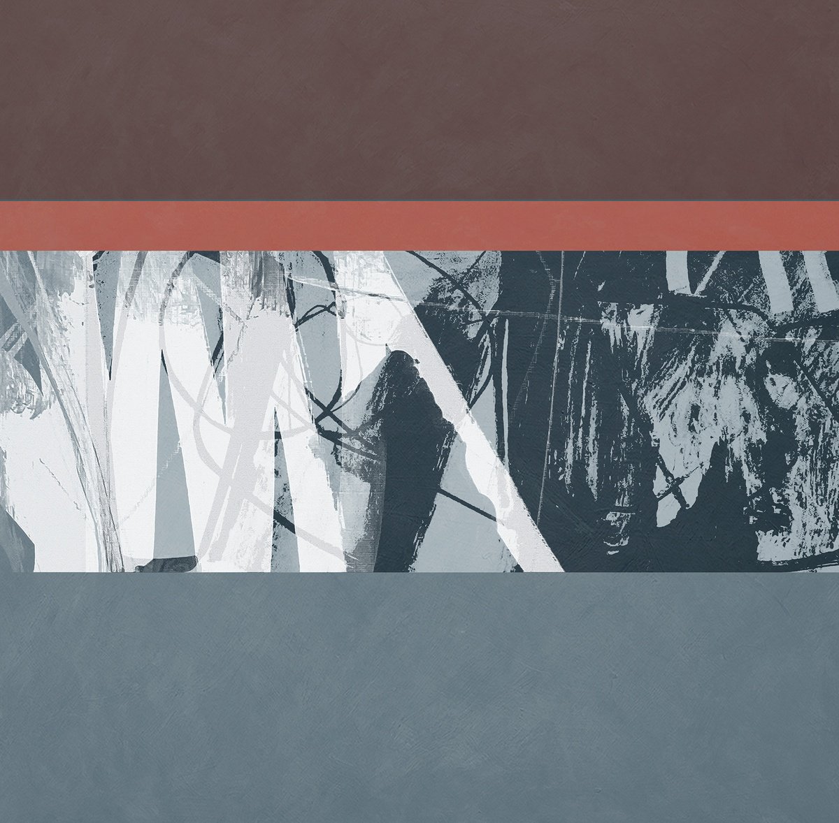 Abstract Giclee Print By Adrian Bradbury, 20 X 20, Surf 6, Original Artwork