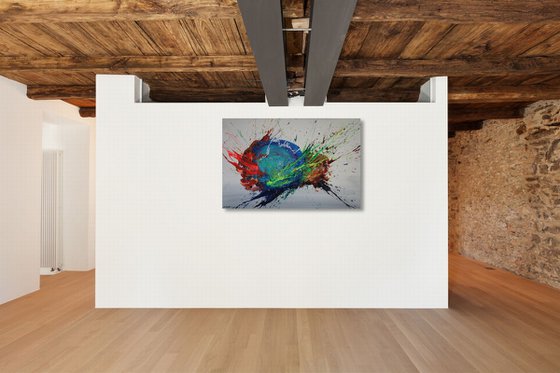 Force Of Elements (Spirits Of Skies 054124) (90 x 60 cm) XL (36 x 24 inches)