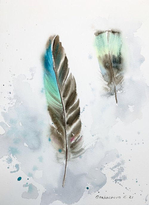 Feathers #4 by Eugenia Gorbacheva
