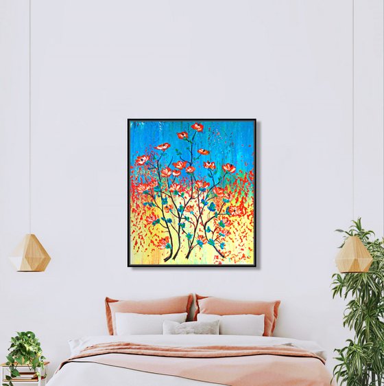 DESERT  FLOWERS,  XL,  framed