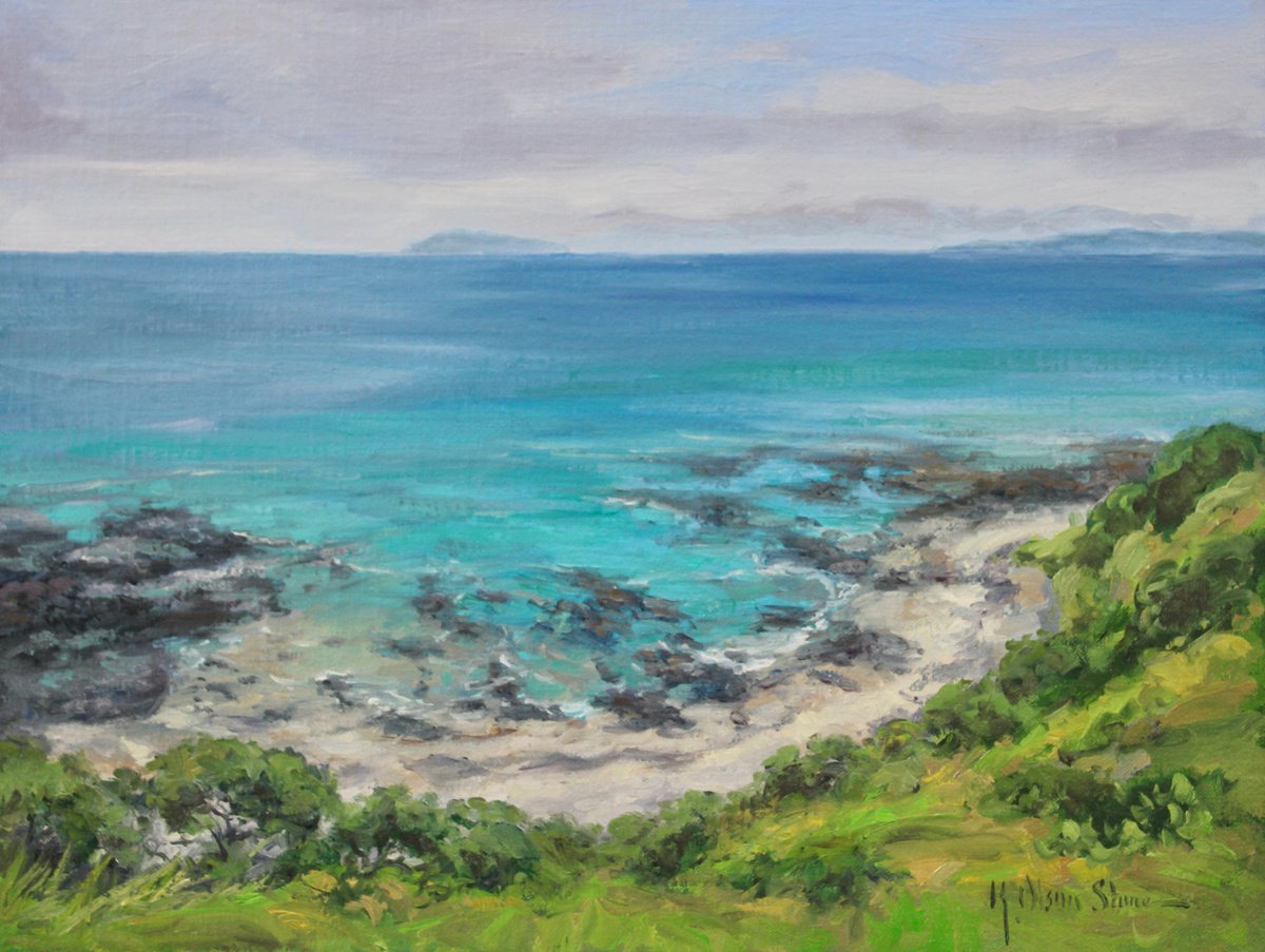 Mangawhai Cliff Trail, New Zealand by Kristen Olson Stone