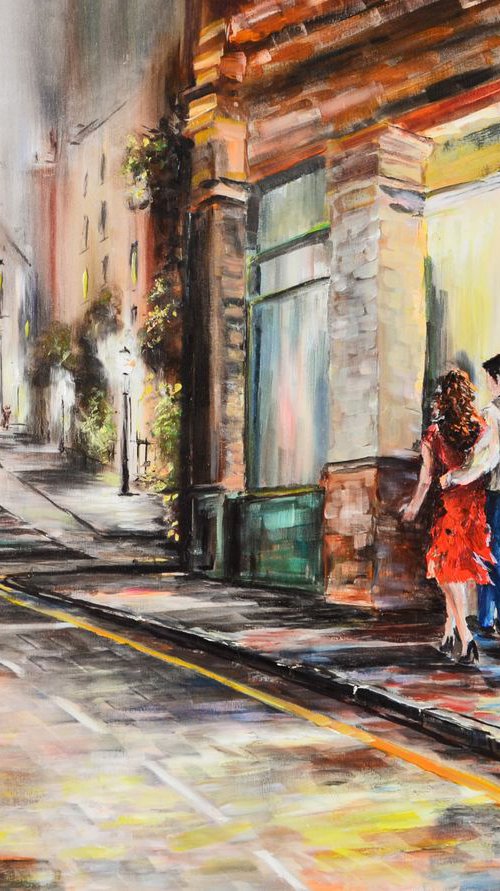 Original oil painting '' You and Me'' by Oleg Panchuk