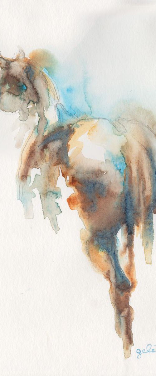 Equine Nude 3a by Benedicte Gele