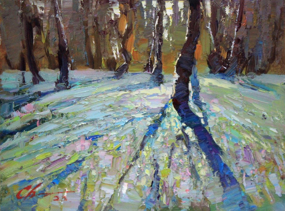 The first rays of spring by Sergei Chernyakovsky