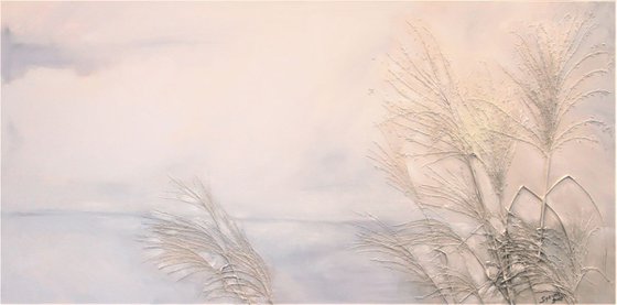 Grasses on Shore 24"x48"