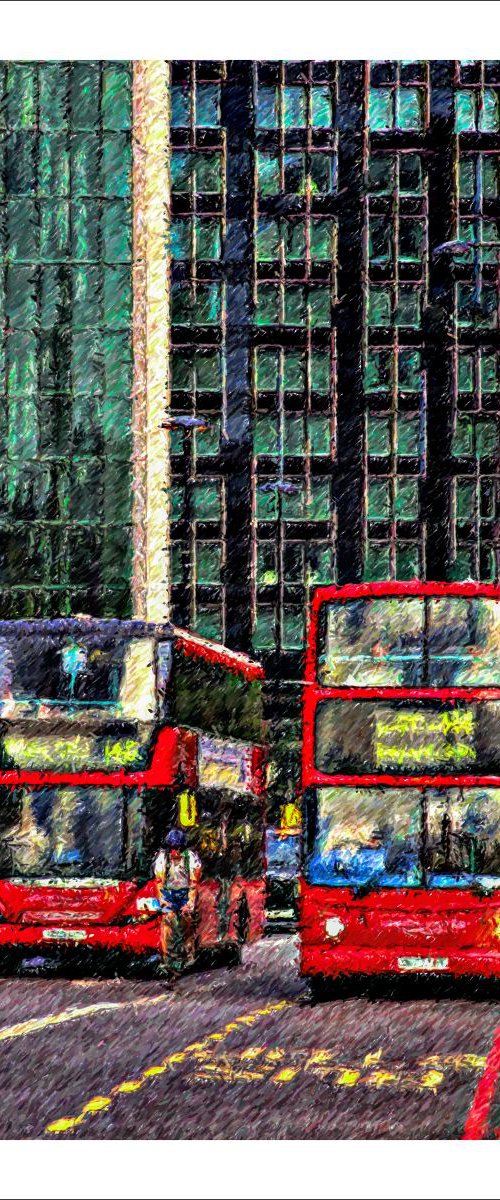 London Buses... by Martin  Fry