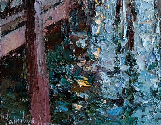 Gondola in Venice painting