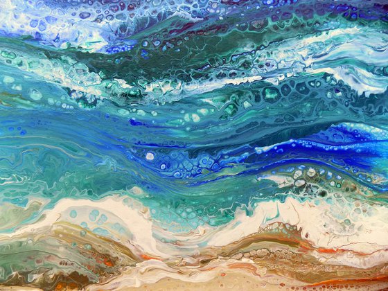 The sound of the sea *- large modern abstract seascape