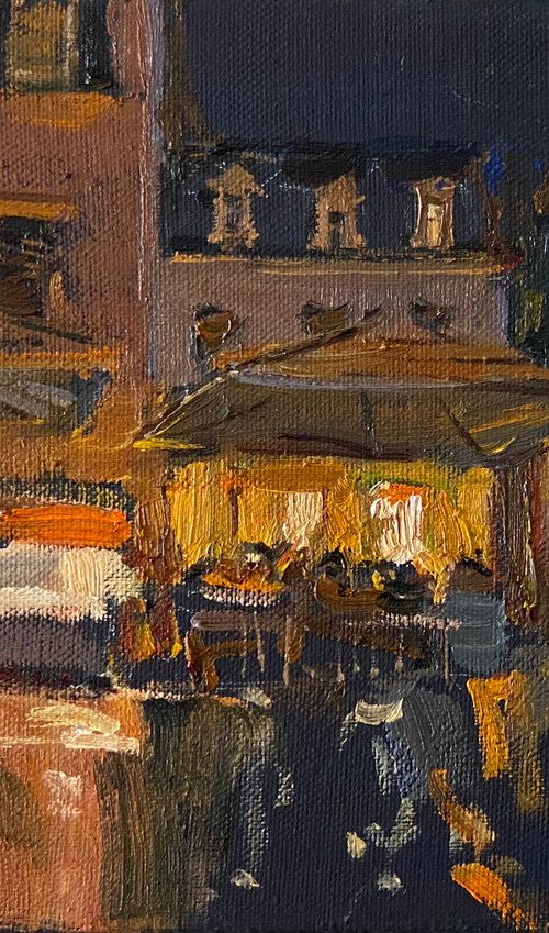 Night in old city by Nataliia Nosyk